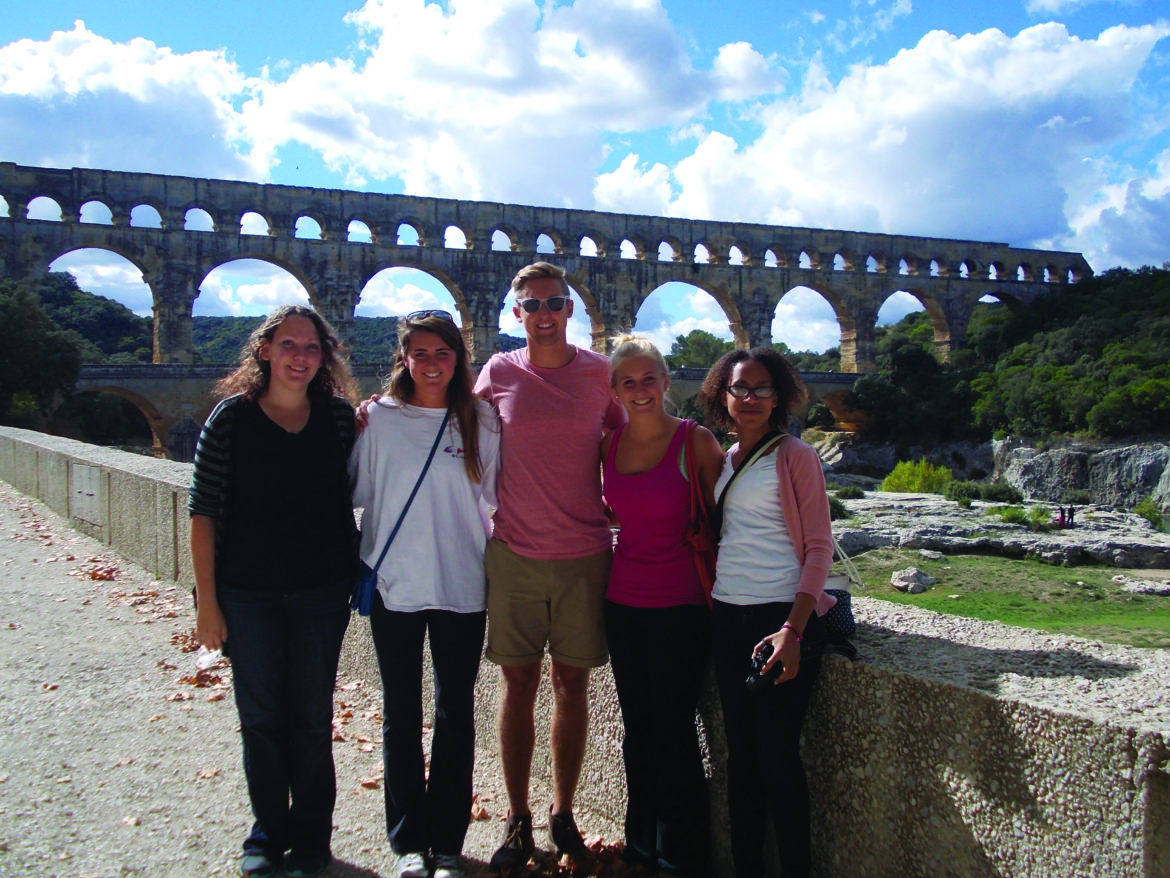 AIFS Study Abroad students studying in Cannes, France.