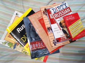Only a small sampling of the Russian/East Slavic books I've accumulated over the past four years.