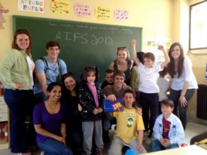 AIFS students in Salamanca, Spain