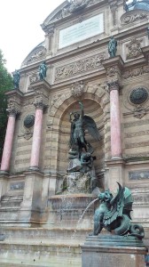 The fountain of Saint Michel, where it all began.