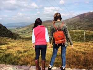 AIFS Abroad students on the ring of kerry in ireland