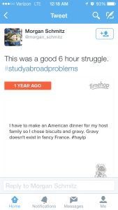 #studyabroadproblems study abroad problems food gravy france