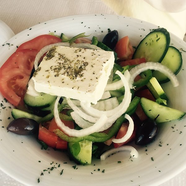 authentic greek salad greek food study abroad athens greece