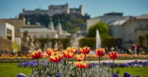 Salzburg, Austria during springtime