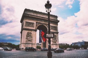 Arc du Triomphe in Paris, France