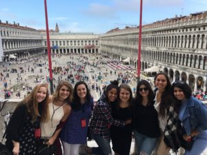 AIFS Abroad students in Venice, Italy