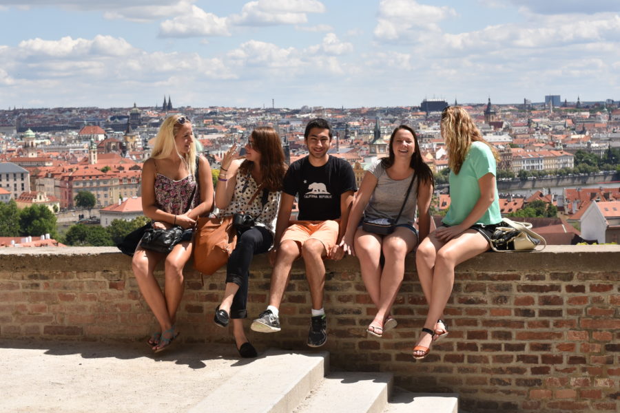 AIFS Abroad students in Prague, Czech Republic