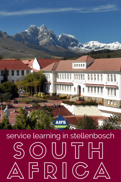 AIFS Showcase: Stellenbosch & Service Learning in South Africa | AIFS Study Abroad