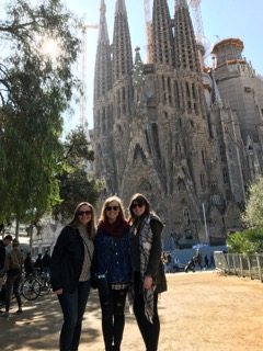 AIFS Abroad students on a weekend trip in Barcelona, Spain