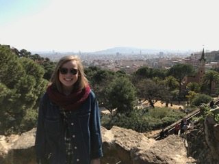 AIFS Abroad student on a weekend trip in Barcelona, Spain