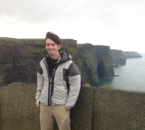 aifs abroad student at cliffs of moher in ireland