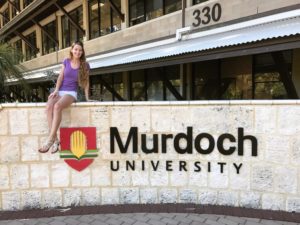 AIFS Abroad student at Murdoch University in Perth, Australia