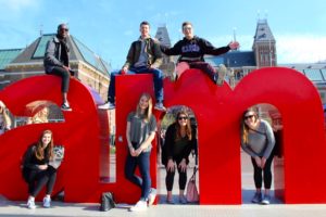 AIFS Abroad students in Amsterdam