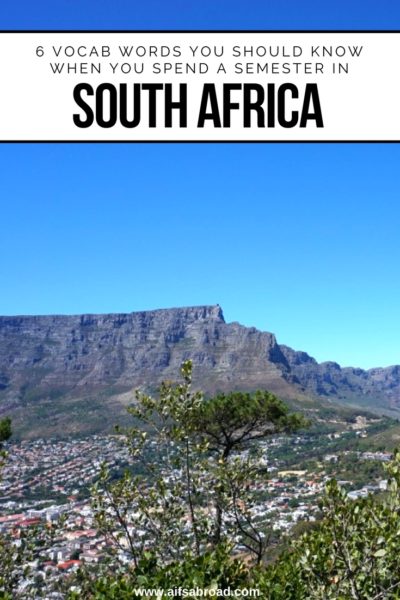 South Africa Slang | AIFS Study Abroad