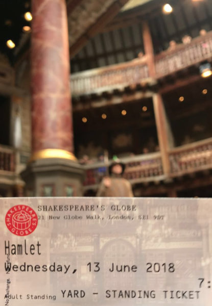 The Globe Theater in London - Ticket to Hamlet