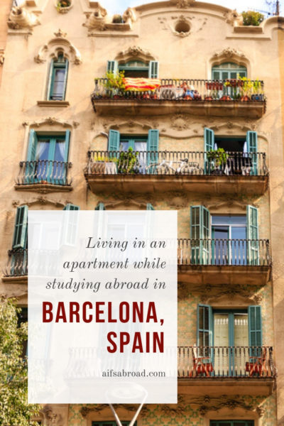 Living in an Apartment WHile Studying Abroad in Barcelona, Spain | AIFS Study Abroad | AIFS in Barcelona, Spain