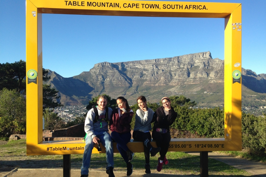 AIFS Abroad students in Cape Town, South Africa