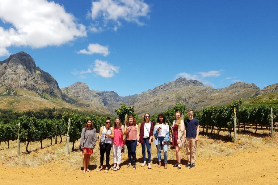 AIFS Abroad students in South Africa