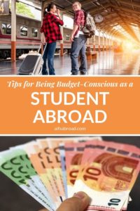 Tips for saving money as a college student studying abroad when you take weekend trips or travel.