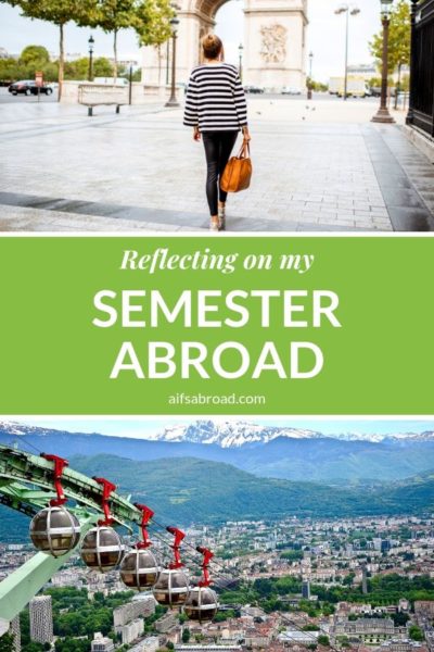 College student takes time to reflect on semester abroad with AIFS