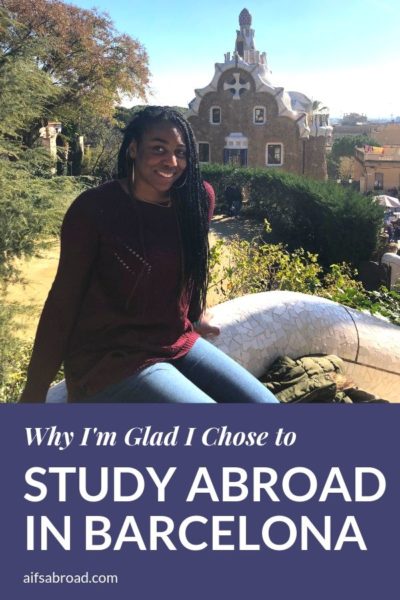 AIFS Study Abroad student in Park Güell in Barcelona, Spain | Why I'm Glad I Chose to Study Abroad with AIFS in Barcelona, Spain