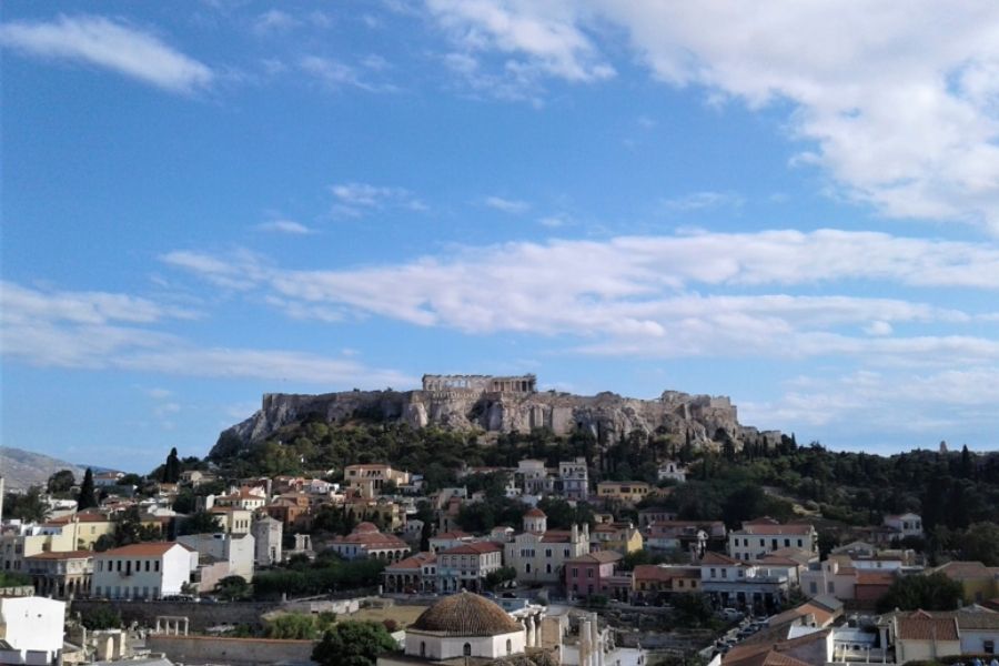 View from class in Athens, Greece as an AIFS Study Abroad student