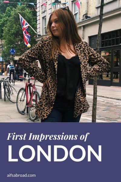 AIFS Study Abroad Fashion Marketing and Merchandising student, Sophia, in London, England