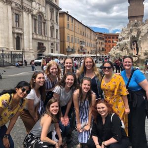 College students in Italy