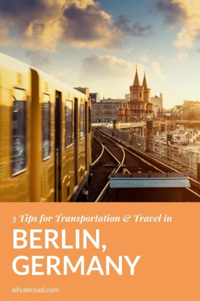 Public transportation in Berlin going over the Oberbaumbrücke | AIFS Study Abroad
