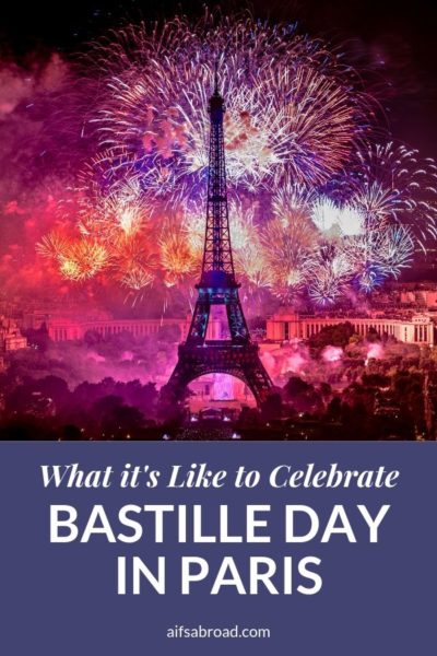 Fireworks over the Eiffel Tower on Bastille Day, Paris, France | AIFS Study Abroad