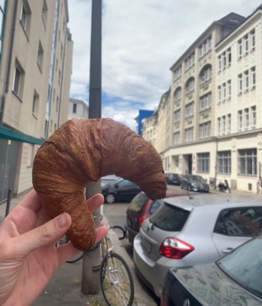 Eating a croissant for breakfast in Berlin | AIFS Study Abroad