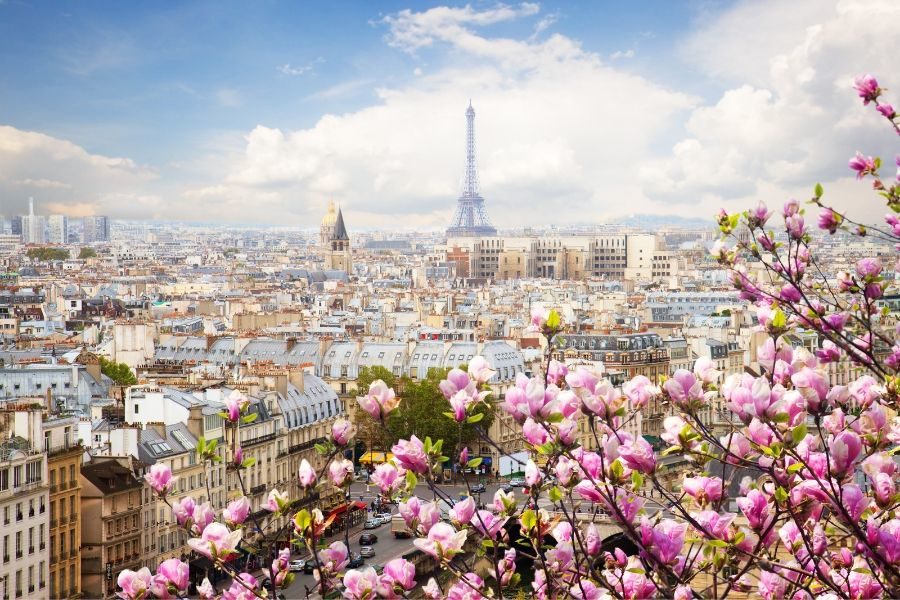 Horizonte de paris, frança na primavera | Estudo AIFS no exterior