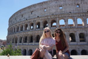 AIFS Abroad students in Rome, Italy during the summer