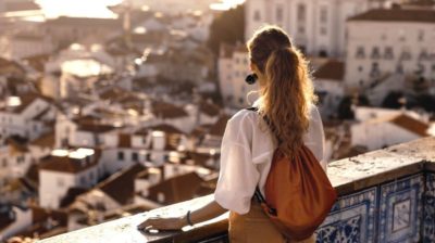 Young woman traveling in Europe | AIFS Study Abroad