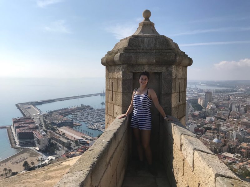 College student in Alicante, Spain during her semester abroad | AIFS Study Abroad