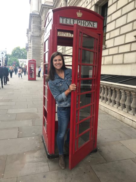 College student in London, England during her semester abroad | AIFS Study Abroad