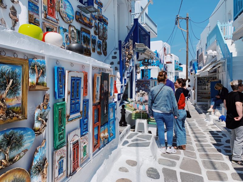 Local Street Vendors in Santorini | Grace H. | AIFS Study Abroad in Madrid, Spain, Spring 2019