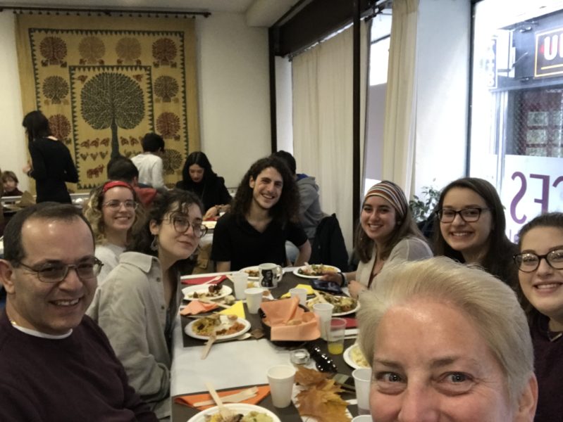 Group dinner with Spanish locals in Granada, Spain | AIFS Study Abroad