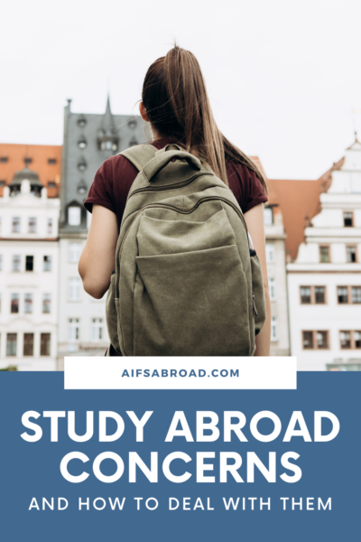 College student in Europe with backpack | AIFS Study Abroad