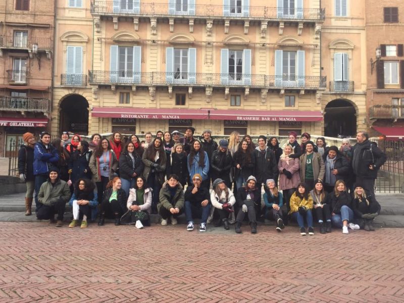 students in Florence on study abroad program