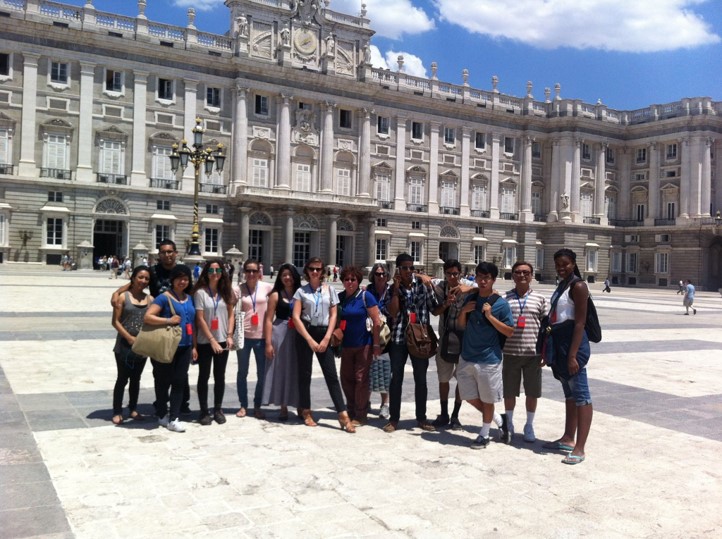 AIFS Abroad students in Madrid, Spain