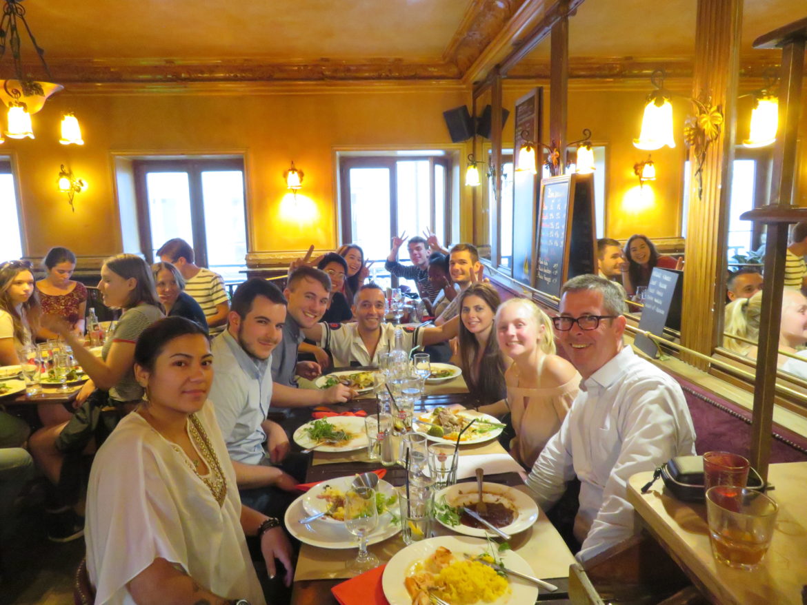 Welcome meal in Paris