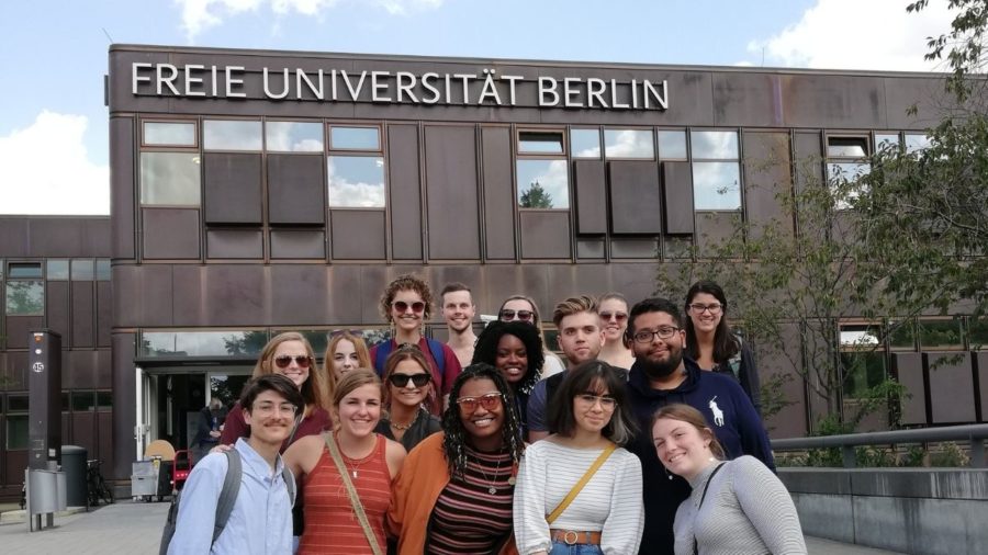 AIFS Abroad students in Berlin, Germany at Freie Universität Berlin.