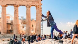 AIFS Study Abroad student in Athens, Greece