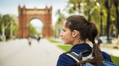Student abroad in Barcelona, Spain