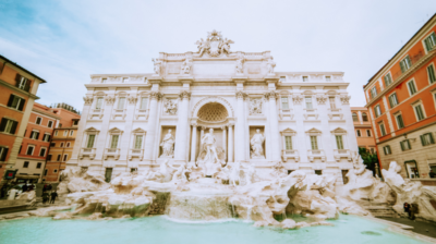 Trevi Fountain in Rome, Italy