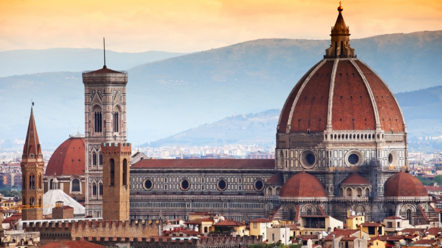 View of the Duomo in Florence, Italy