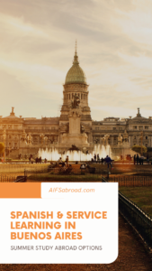 Spanish and Service Learning in Buenos Aires, Argentina | AIFS Study Abroad Summer Program Options