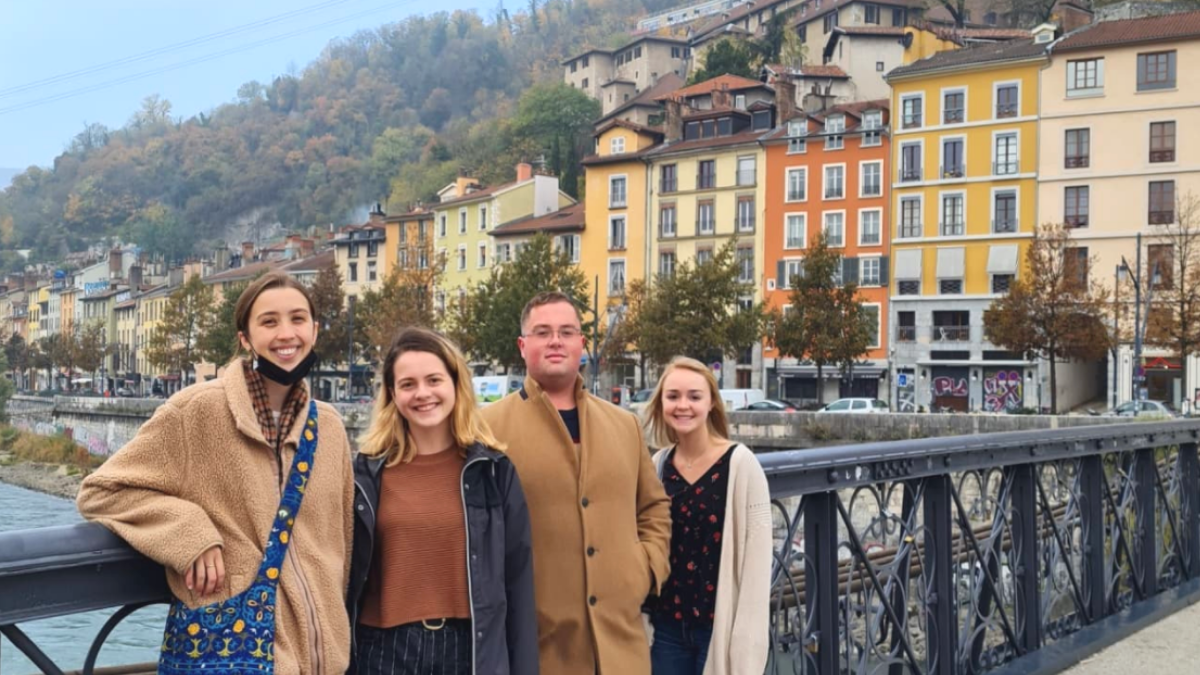 AIFS Abroad Students in Grenoble, France during fall semester