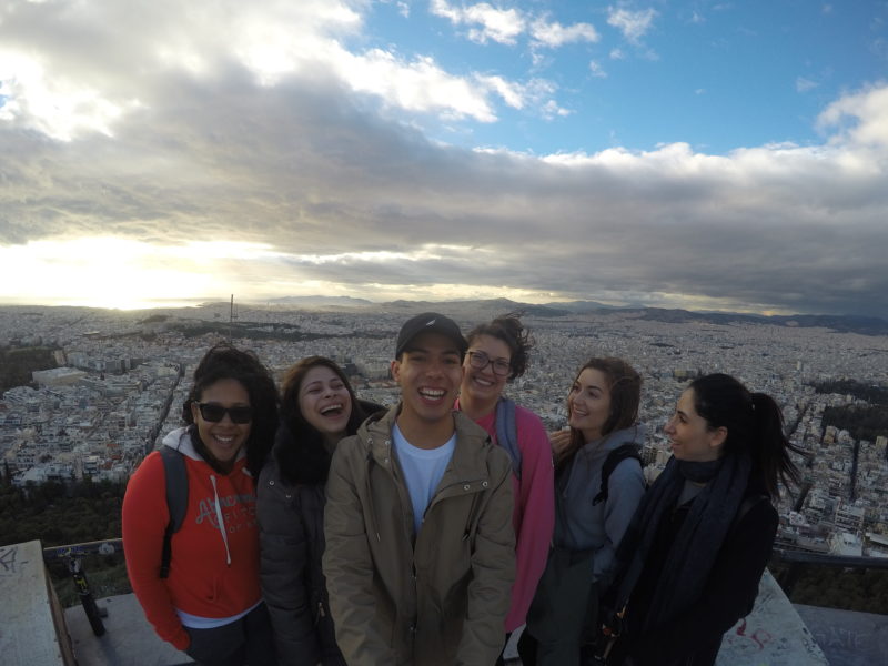 AIFS Study Abroad students in Athens, Greece
